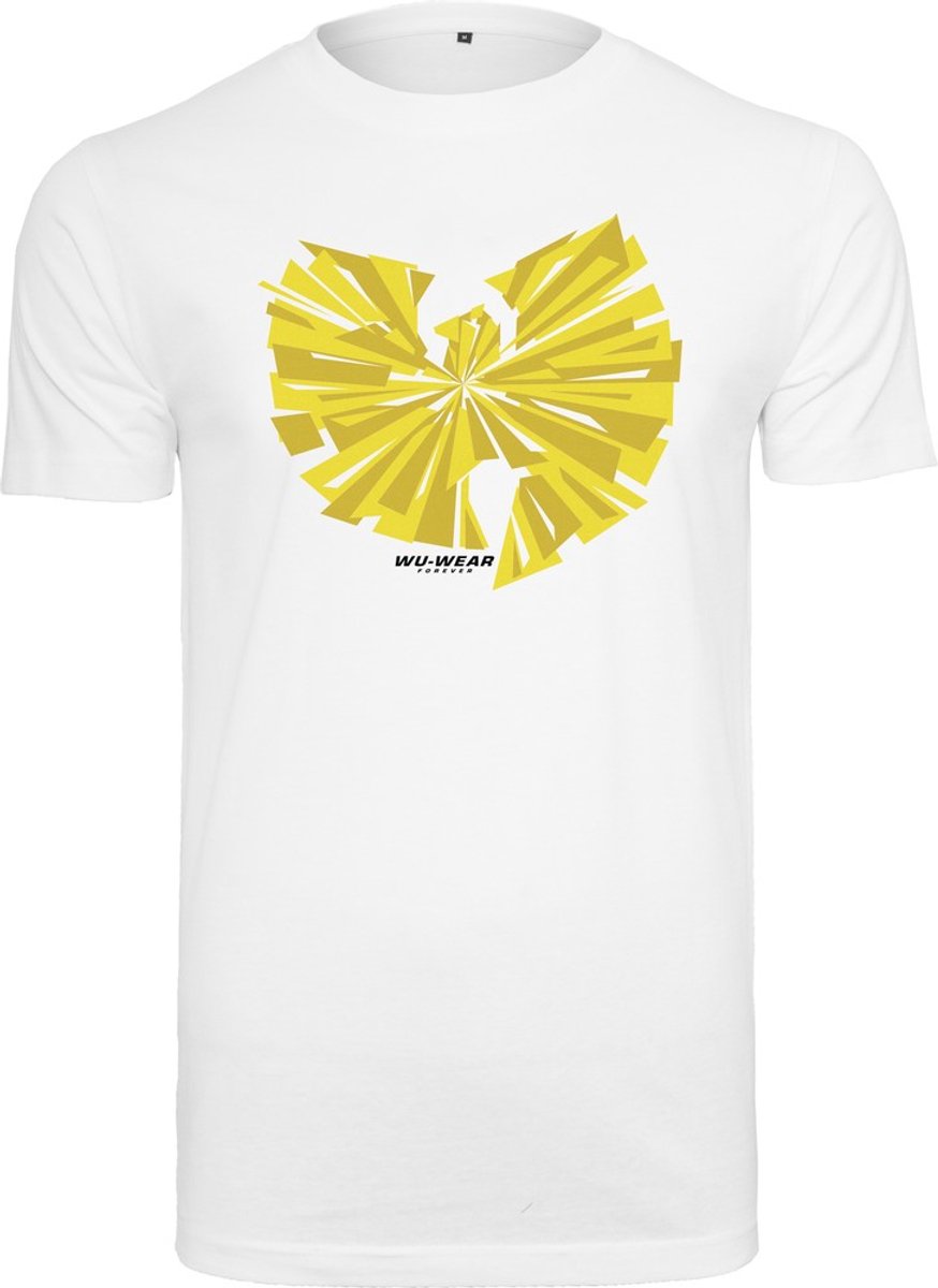 Urban Classics Wu Wear Split Logo Heren T-shirt XS Wit