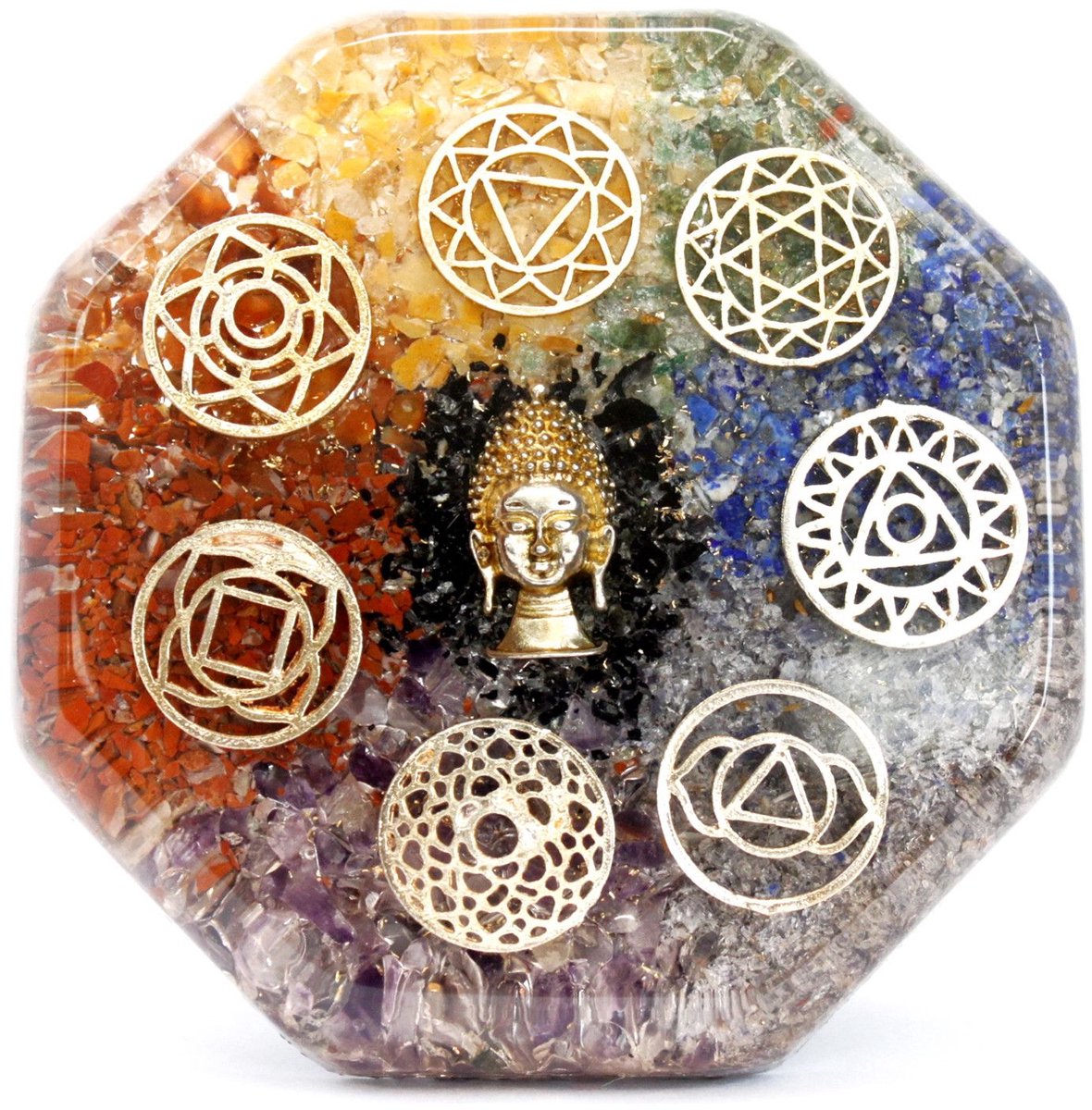 Orgonite Bureau Power Packs - Boeddha Chakra - Groot