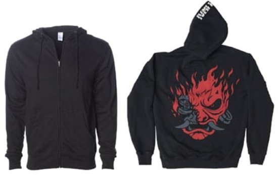 Cyberpunk 2077 - Sweat à capuche Noir Samouraï - S