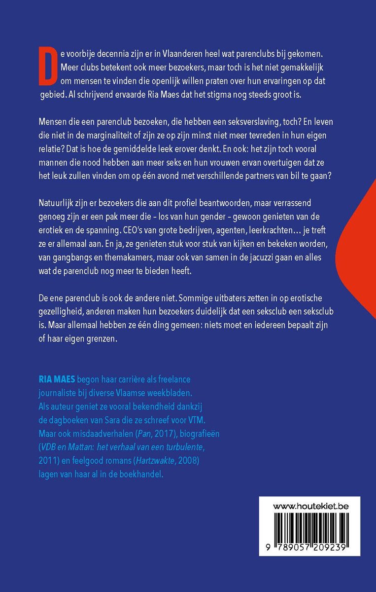Samen naar de parenclub - back cover