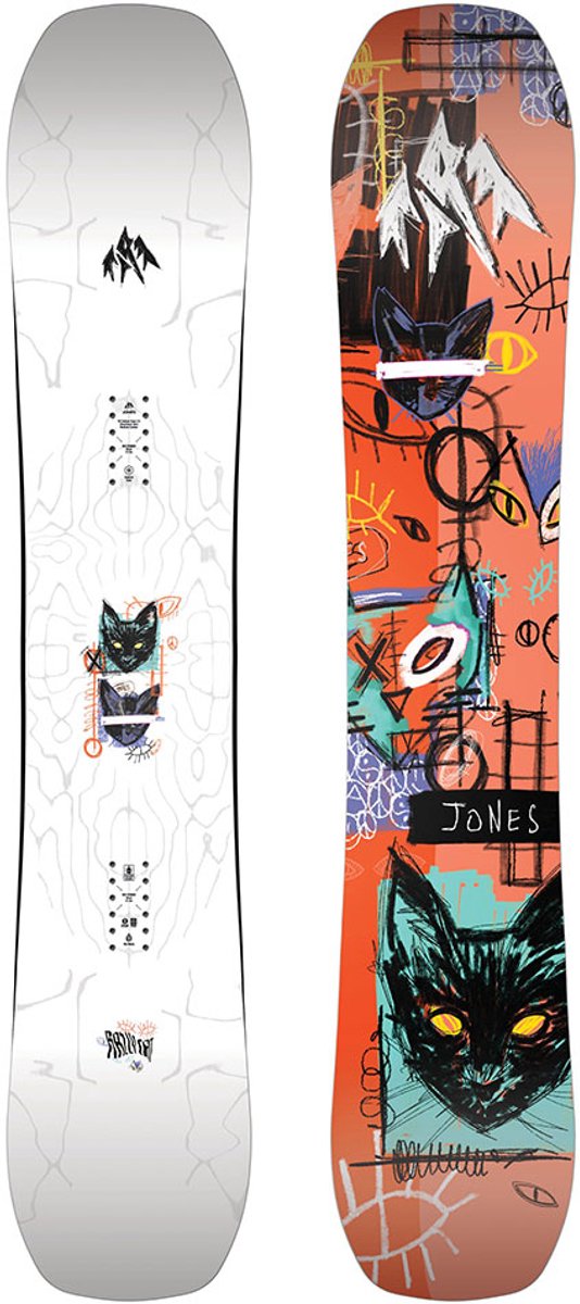 JONES rally cat Snowboard heren Zwart