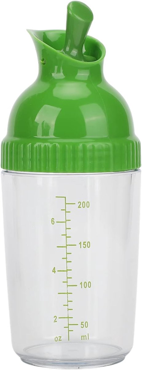 Dressing Container - Salad Dressing Shaker - Drop Resistant - Keuken Accessoire - Groene Kleur