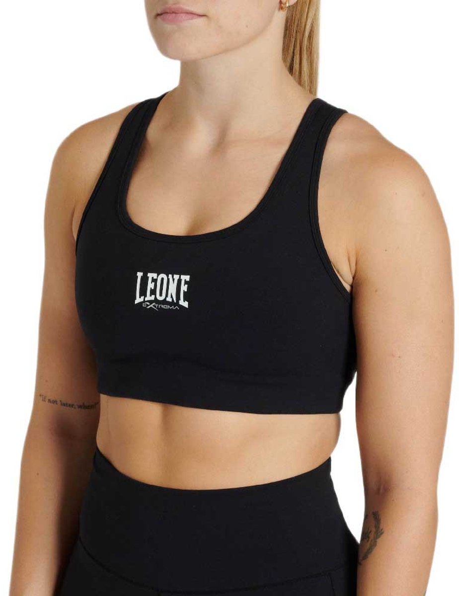 Leone1947 Logo Sport-top Zwart S Vrouw