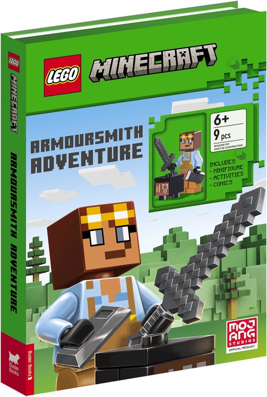 LEGO® Minecraft®: Armoursmith Adventure Activity Book (wit ... - cover
