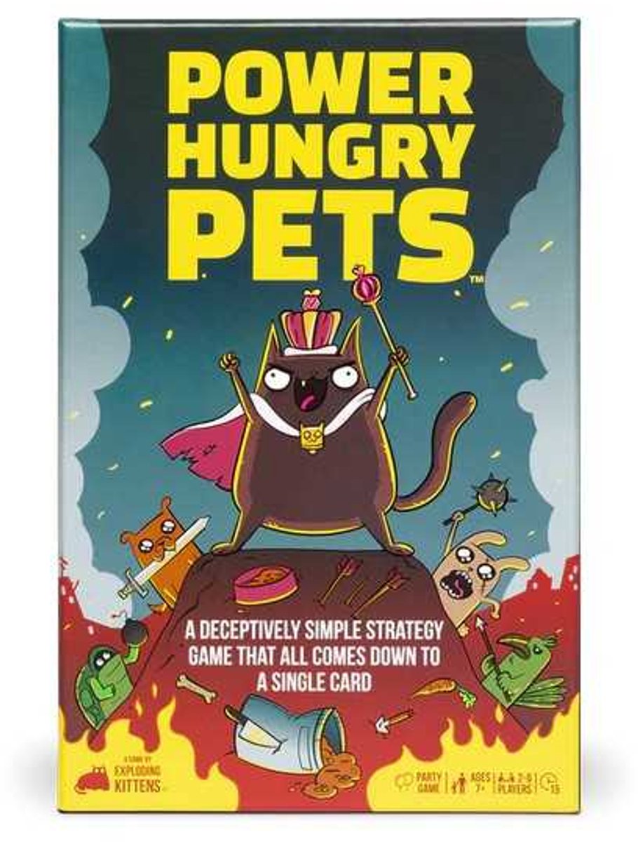 Power Hungry Pets - Engelstalig Kaartspel - Partyspel