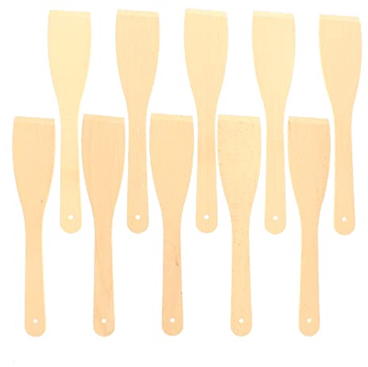 Spatel 30 cm - Set van 10 stuks van beukenhout