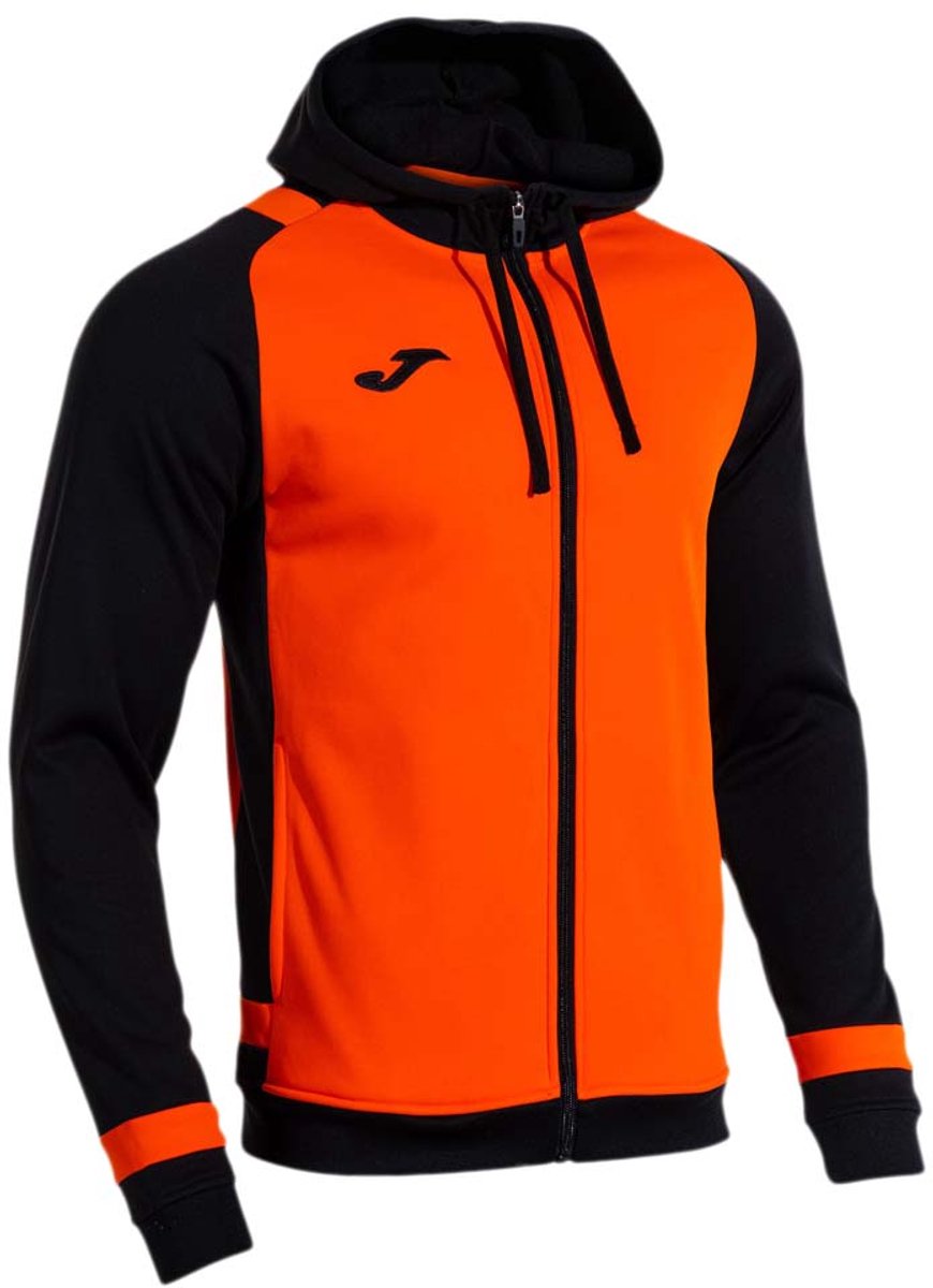 Joma Lider Sweatshirt Met Rits Oranje S Man,Vrouw