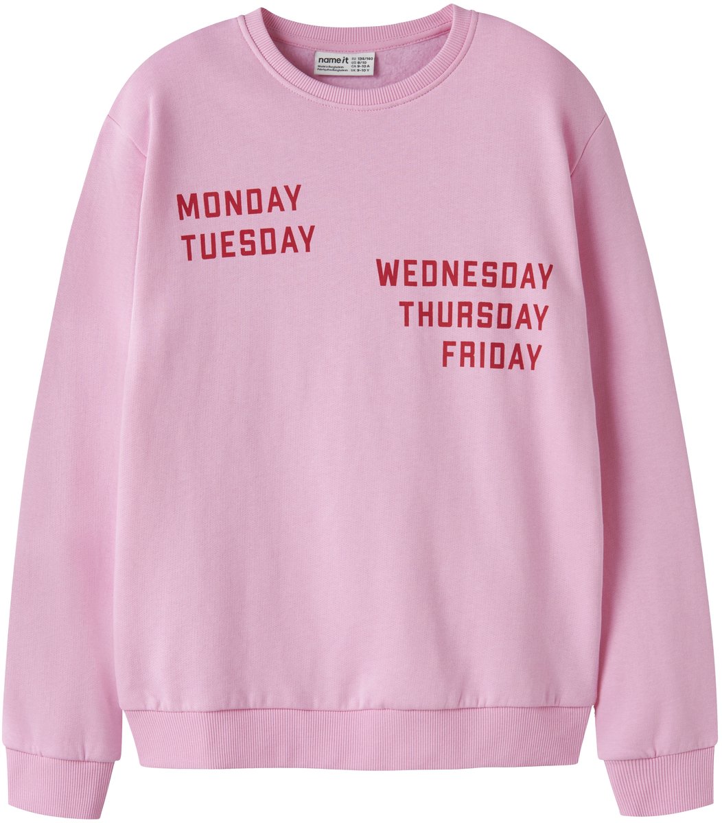 NAME IT - NKFLIOCA LS NREG SWEAT BRU Meisjes Trui