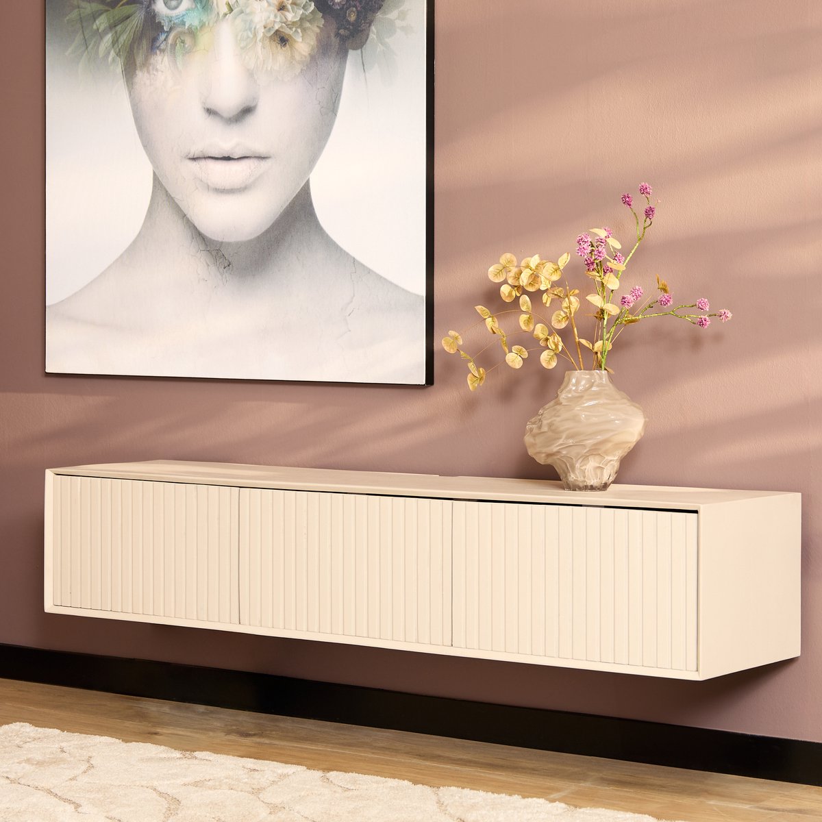 Starfurn Tv meubel Madison - Beige - 35x160x30 cm