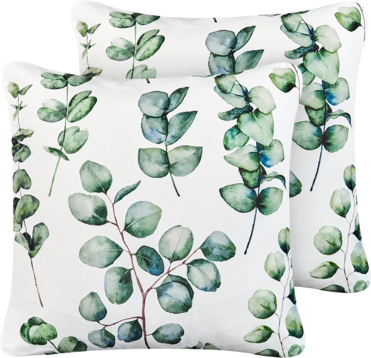 BOSQUE - Set van 2 tuinkussens - Groen - Polyester