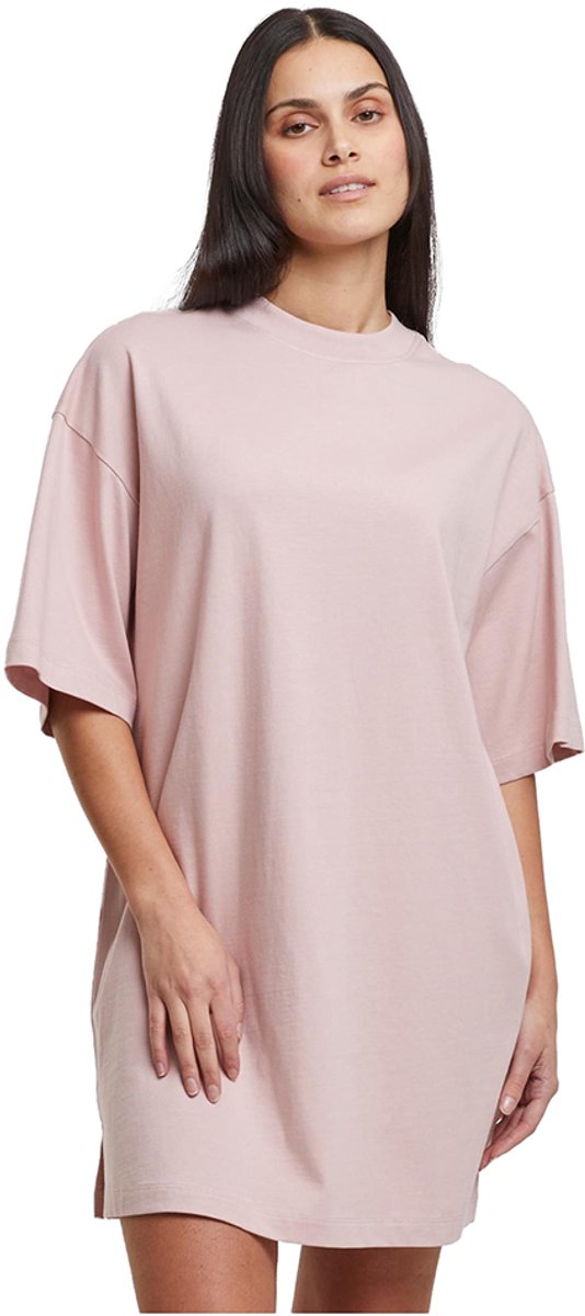 Urban Classics Organic Heavy Oversized Tee Korte jurk S Roze