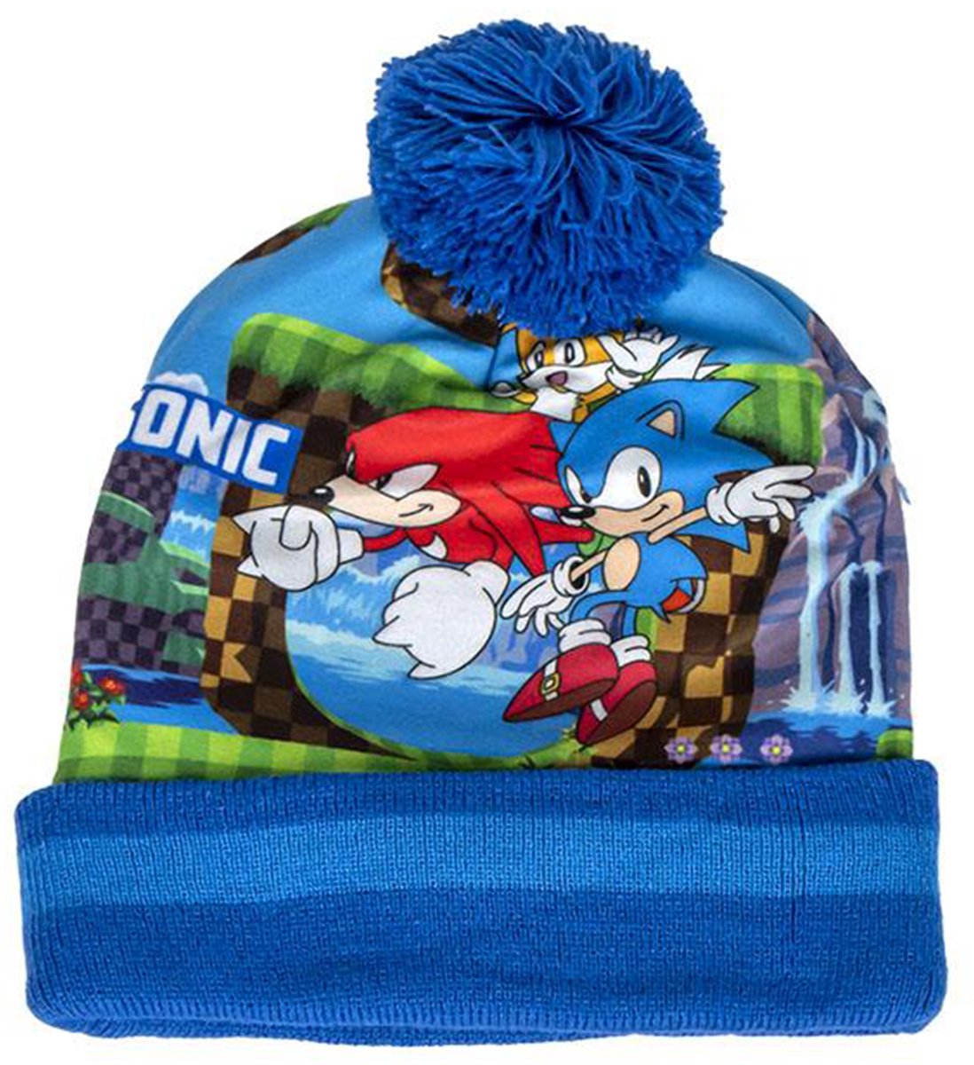 Sonic the Hedgehog Run kinderpet + handschoenen set