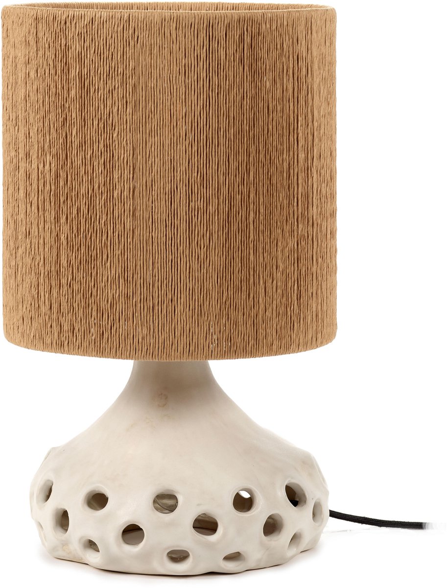 Serax - sophie casier oya - tafellamp - beige/bruin - 25 ø - h 42,00cm - 3,28kg