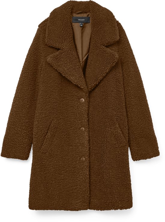 Vero Moda Jas Vmkylie Teddy Coat Ga Boo 10289938 Emperador Dames Maat - M