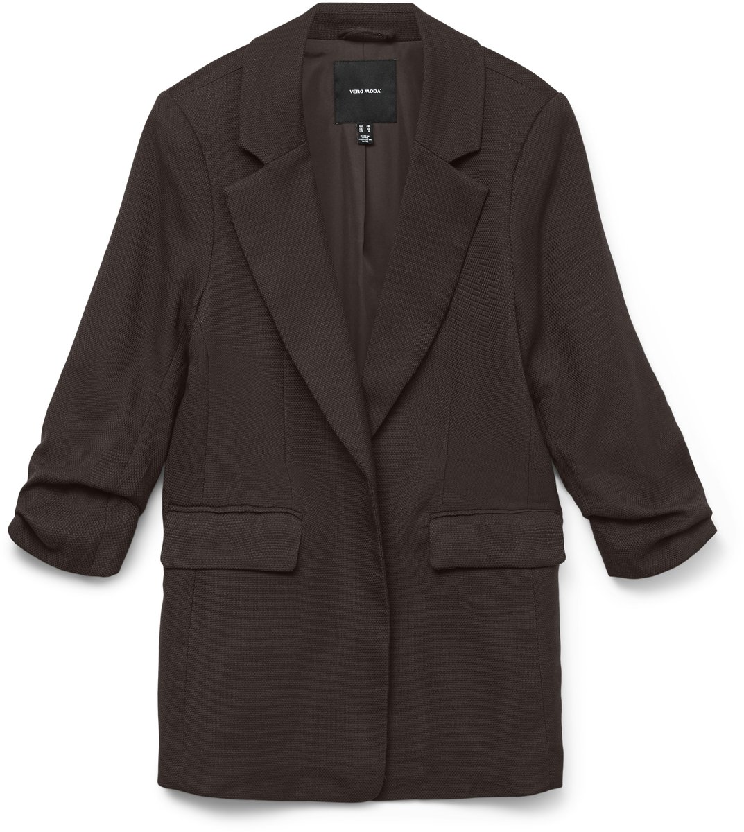 Vero Moda Blazer Vmfrida 3/4 Regular Blazer Noos 10306404 Chocolate Torte Dames Maat - W38
