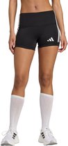 Adidas Performance 3-Stripes Volleybalshort - Dames - Zwart