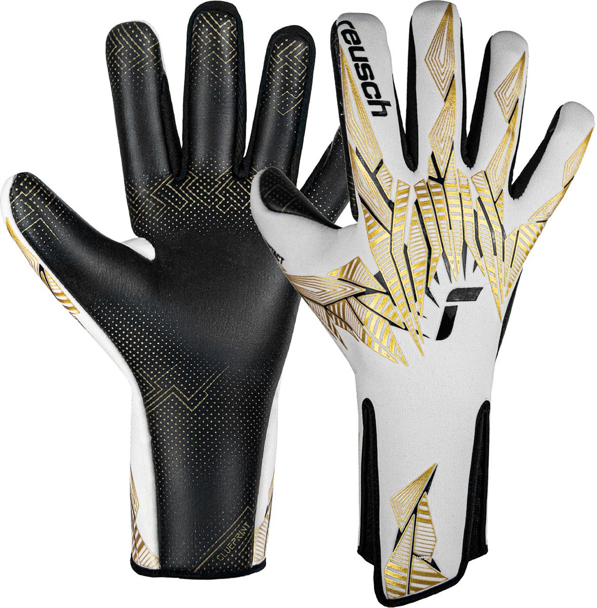 Reusch Pure Contact Gold X GluePrint Strapless Keepershandschoenen - Maat 10.5