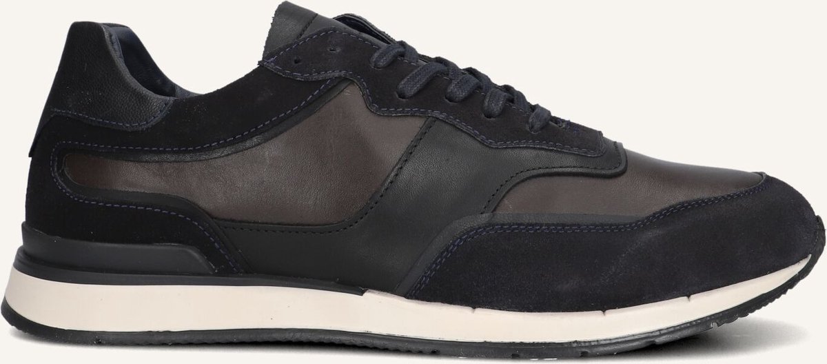 CLAY Cl124h540 Sneakers Heren - Leren Sneaker - Blauw - Maat 43
