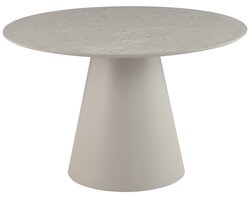 DÉJA Living Ronde Eettafel Vince - Ø120x75cm - Greige Beton Look - 2-4 Personen