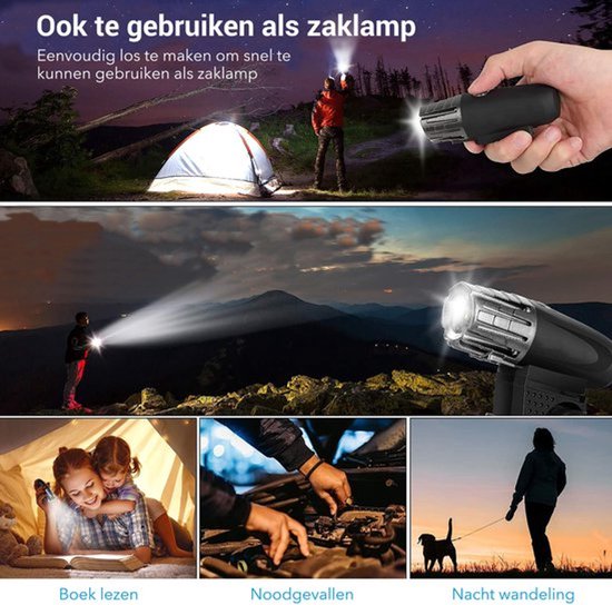 oplaadbare fietslampenset - 130 lumen - voorlamp - achterlamp - fietsverlichting - 14 uur accuduur - Fietsverlichting Set LED - Fietslampjes Voorlicht & Achterlicht - MTB & Racefiets Verlichting - Waterdicht Fietslicht — afbeelding 4