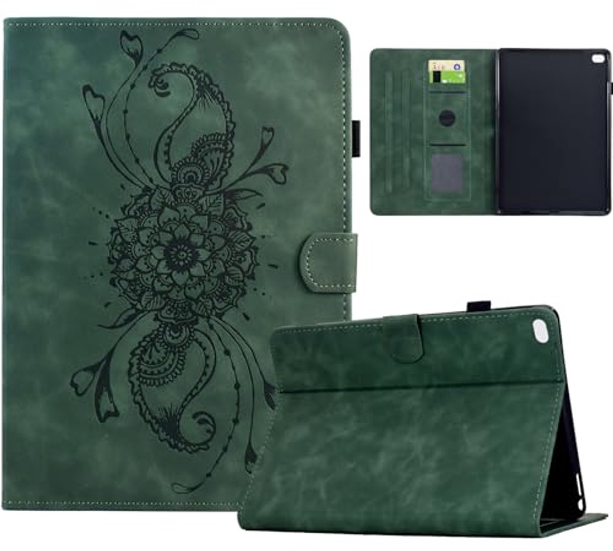 Beschermhoes voor iPad 9.7" met Mandala Design en Auto Sleep/Wake Functie