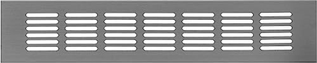 Aluminium Ventilatierooster 60 x 300 mm - Effectieve Ventilatieoplossing voor Binnen en Buiten