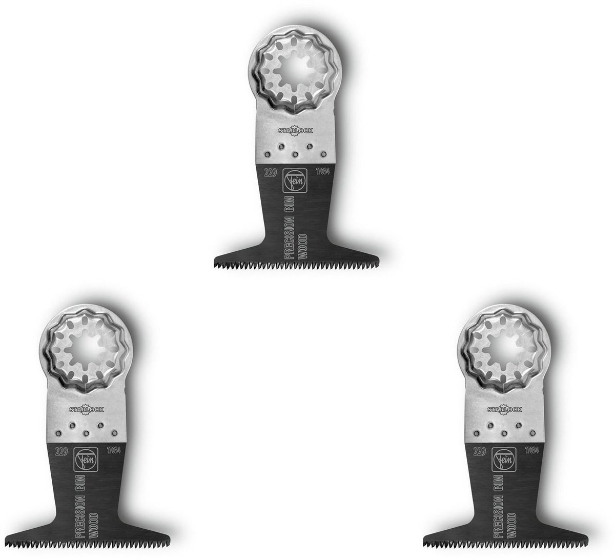 Fein 3x E-Cut Precision BIM-Zaagblad Starlock 65 mm - 63502229220