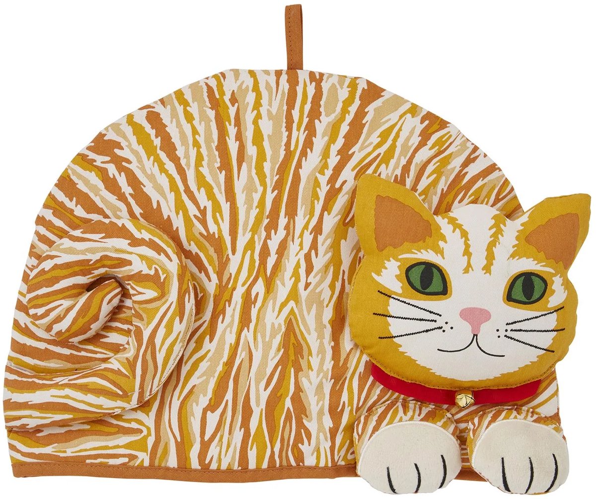 Ulster Weavers Theemuts Ginger Cat – Theemuts – 100% katoen – leuk cat design