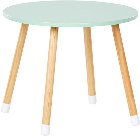 BELIANI ROBIN - Kindertafel met stoelen - Lichthout/Wit - MDF van Beliani — afbeelding 4