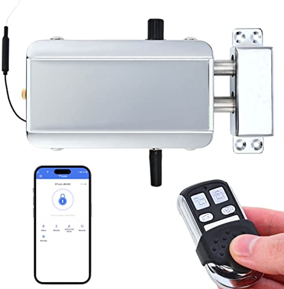 Slim Elektronisch Deadbolt Deurslot met Afstandsbediening en Smartphone App Toegang