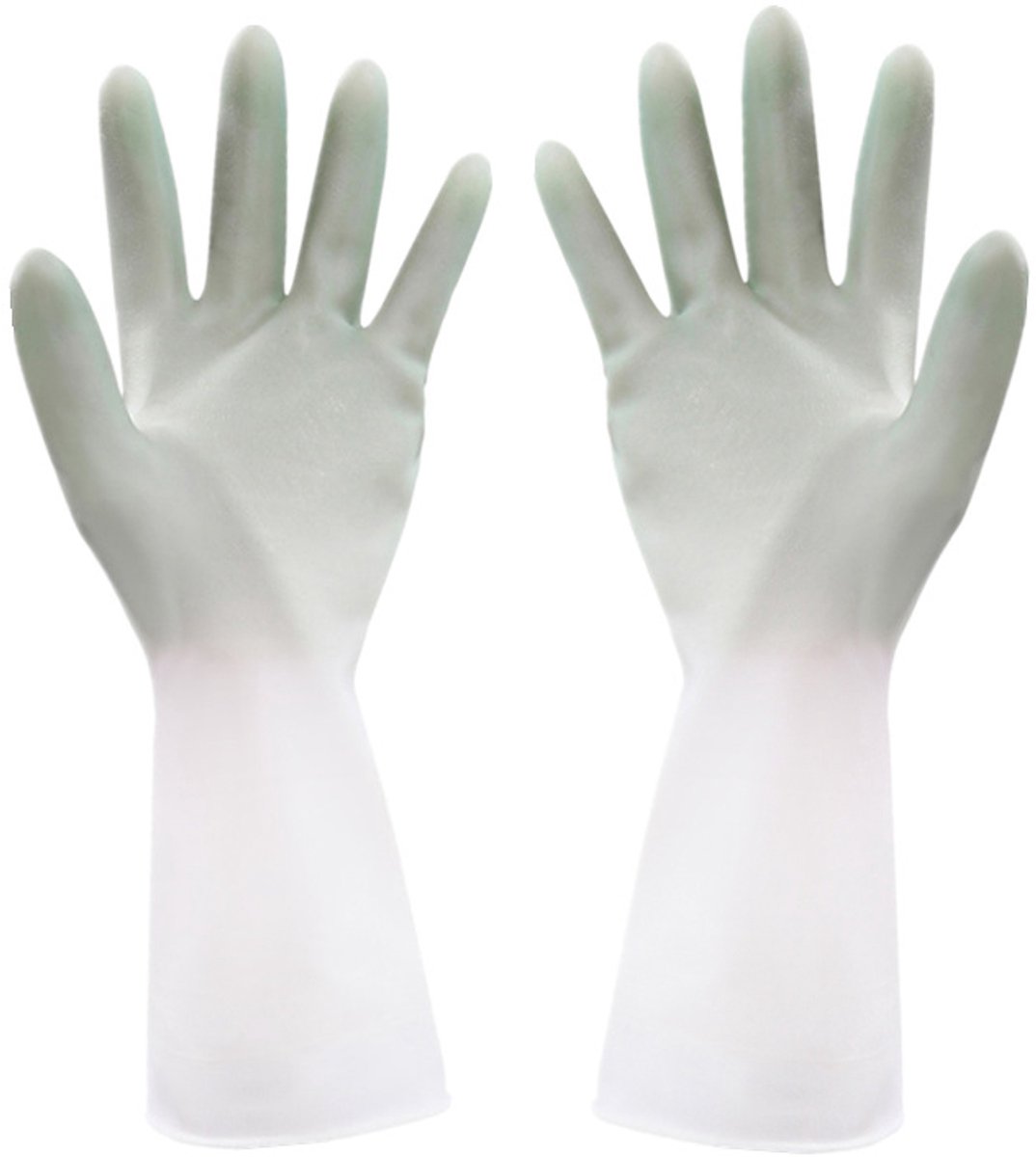TuseRxln Dishwashing Gloves - Nordic Green - Herbruikbaar Met Katoenen Voering - Anti-slip - 1 - Keuken & Huishouden