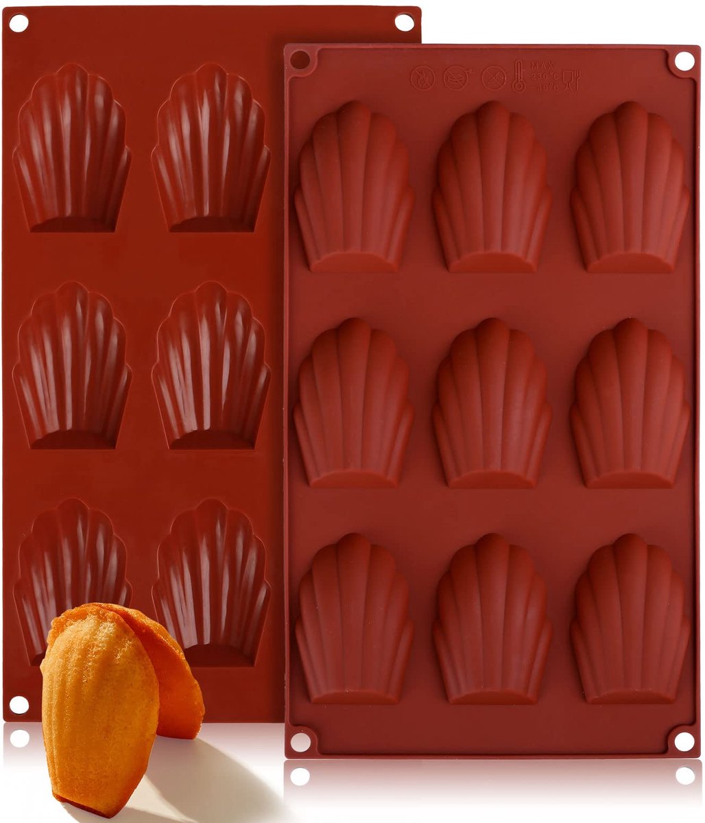 Ibenzoa® siliconen bakvormen voor perfecte Madeleines en meer