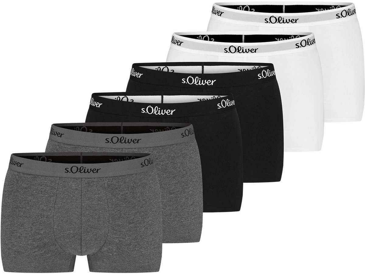 s.Oliver Heren retro short / pant 6 pack Basic