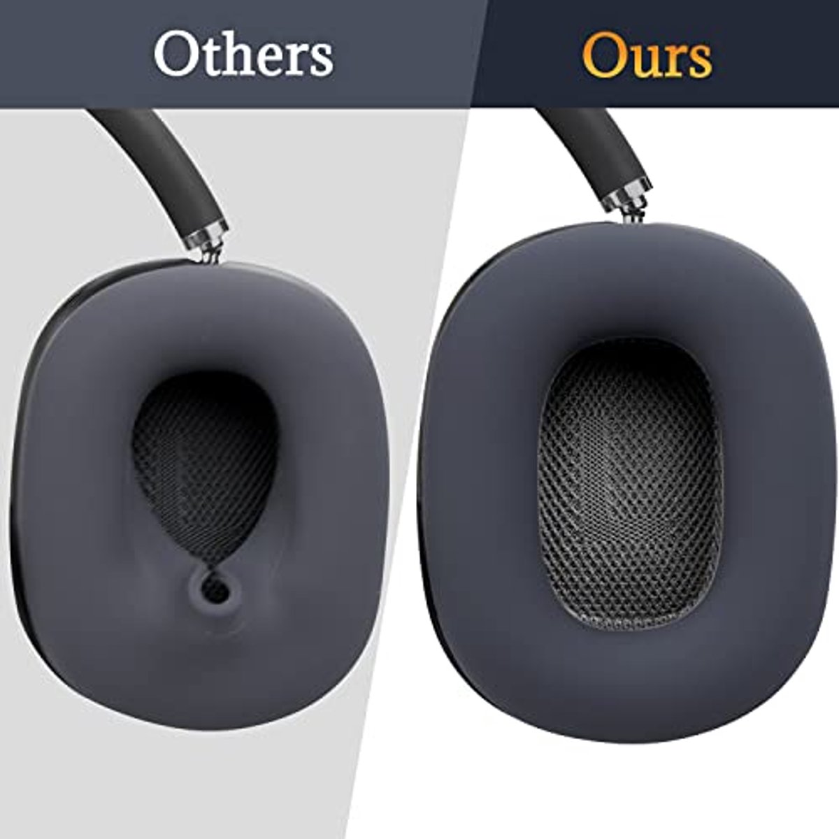 Zweetbestendige Siliconen Oorkussens voor AirPods Max - Duurzaam en Wasbaar
