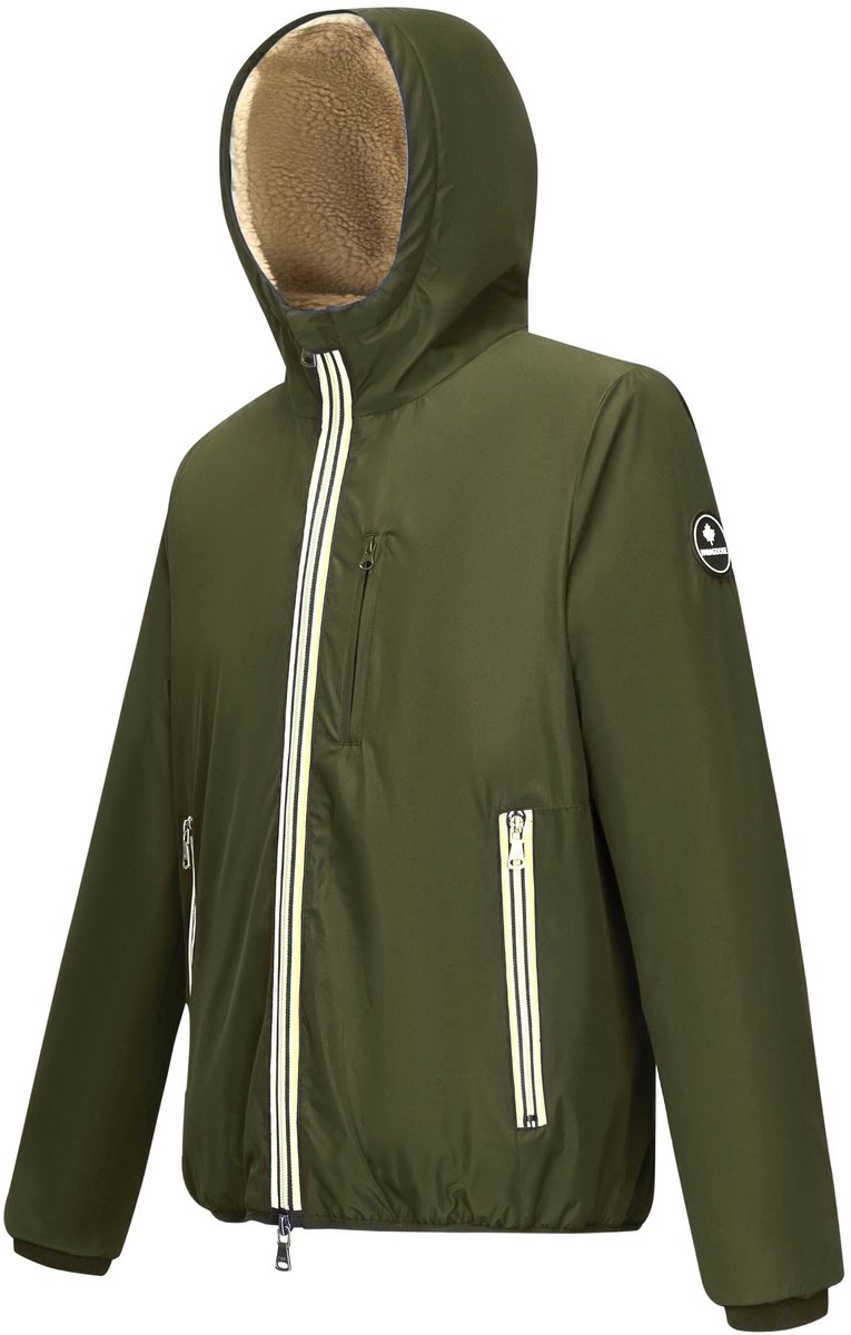 Paragoose - Heren Jas winter Tofee Jacket - Groen - Maat L