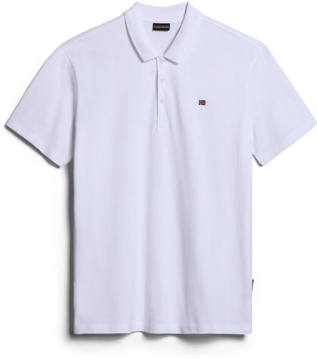 Napapijri poloshirt Ealis Ss Sum NP0A4H8B Wit