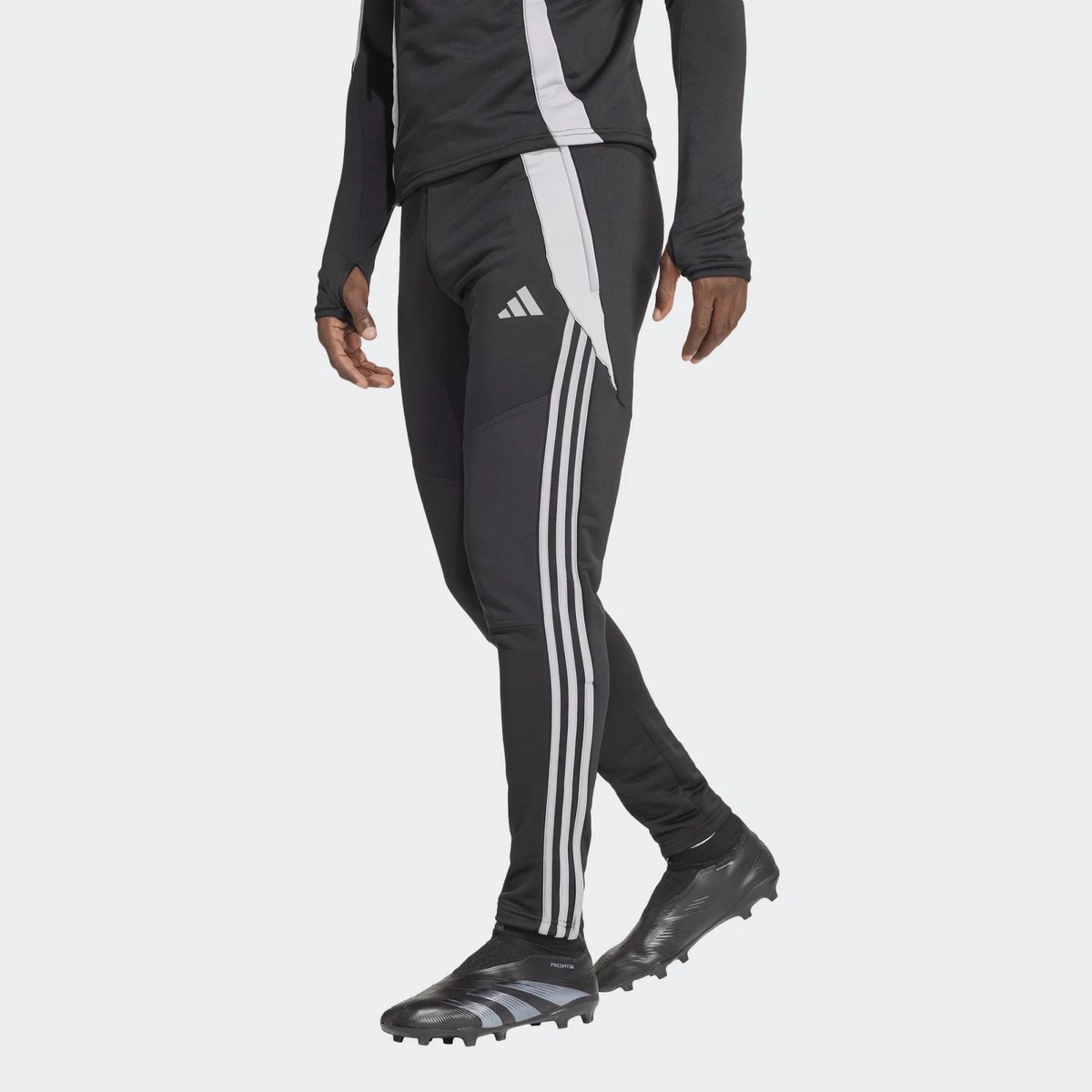 ADIDAS - tiro24 winpnt - Voetbal trainingsbroek heren - Zwart
