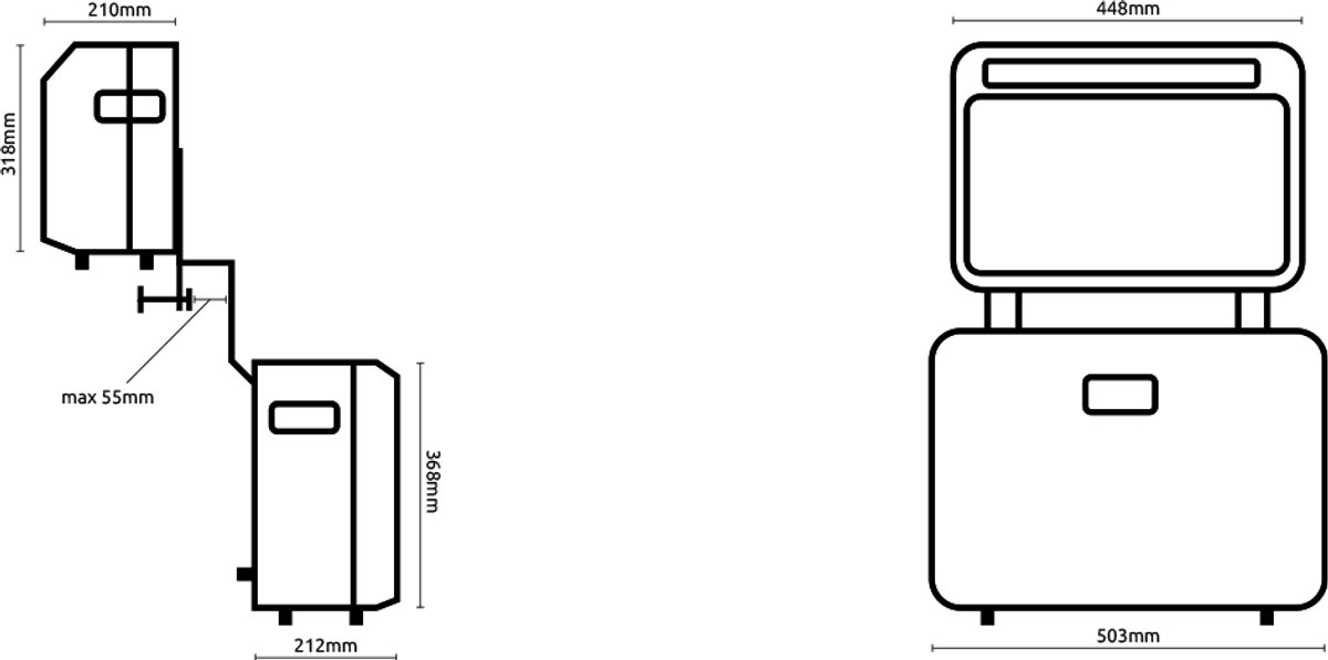 Afbeelding 3 van Hyckes HyBreeze Air - Split unit caravan airco