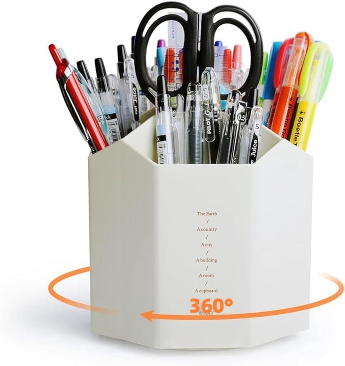 Pennenhouder - 360 Graden Draaibaar - Grote Capaciteit - Bureau Organizer
