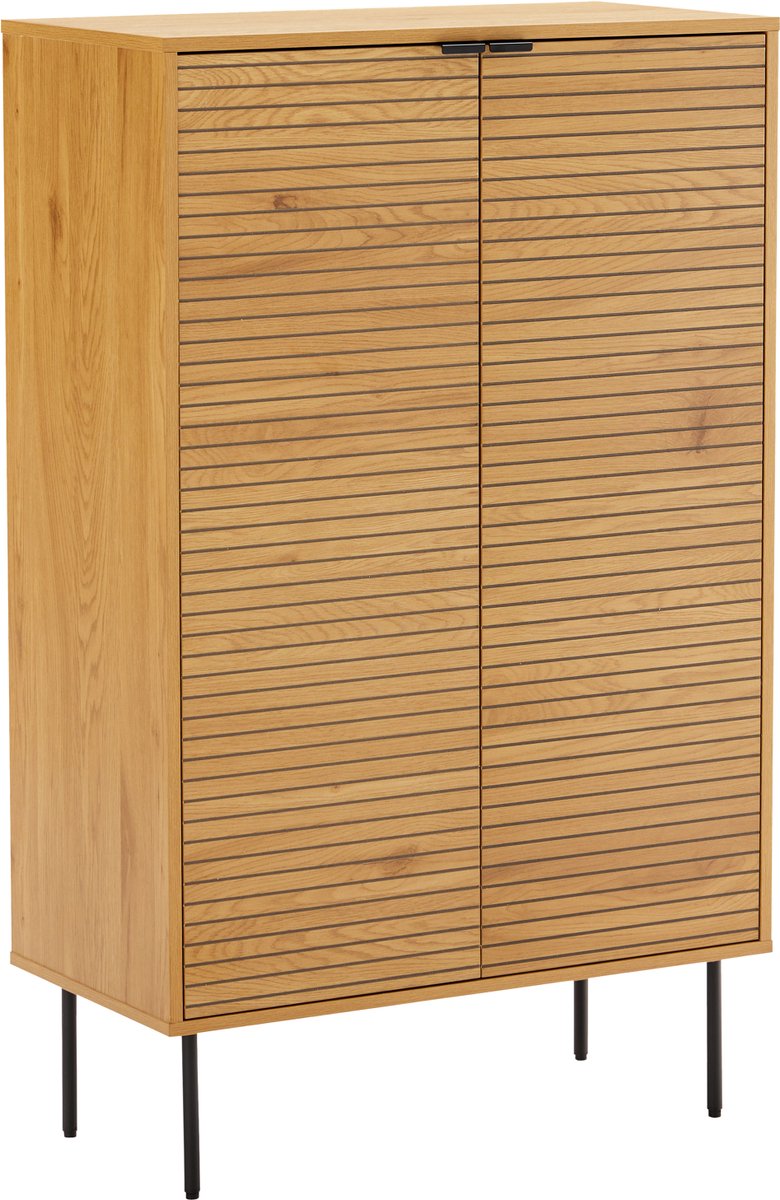 STINNA 2-deurs houten servieskast 80cm