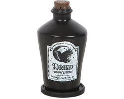 Something Different - Dried Crow's Feet Incense Cone Holder Wierookhouder - Zwart