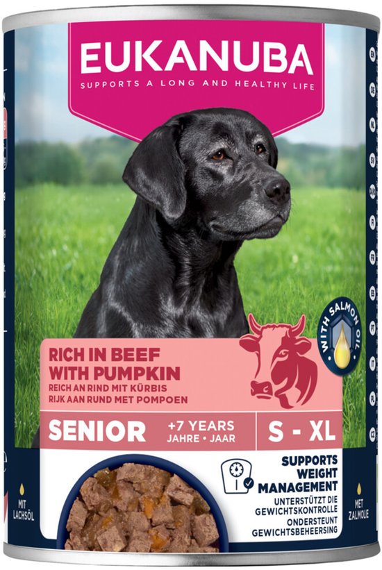 Eukanuba Life Care Dog Hondenvoer Nat Senior Beef & Pumpkin - 400 gr