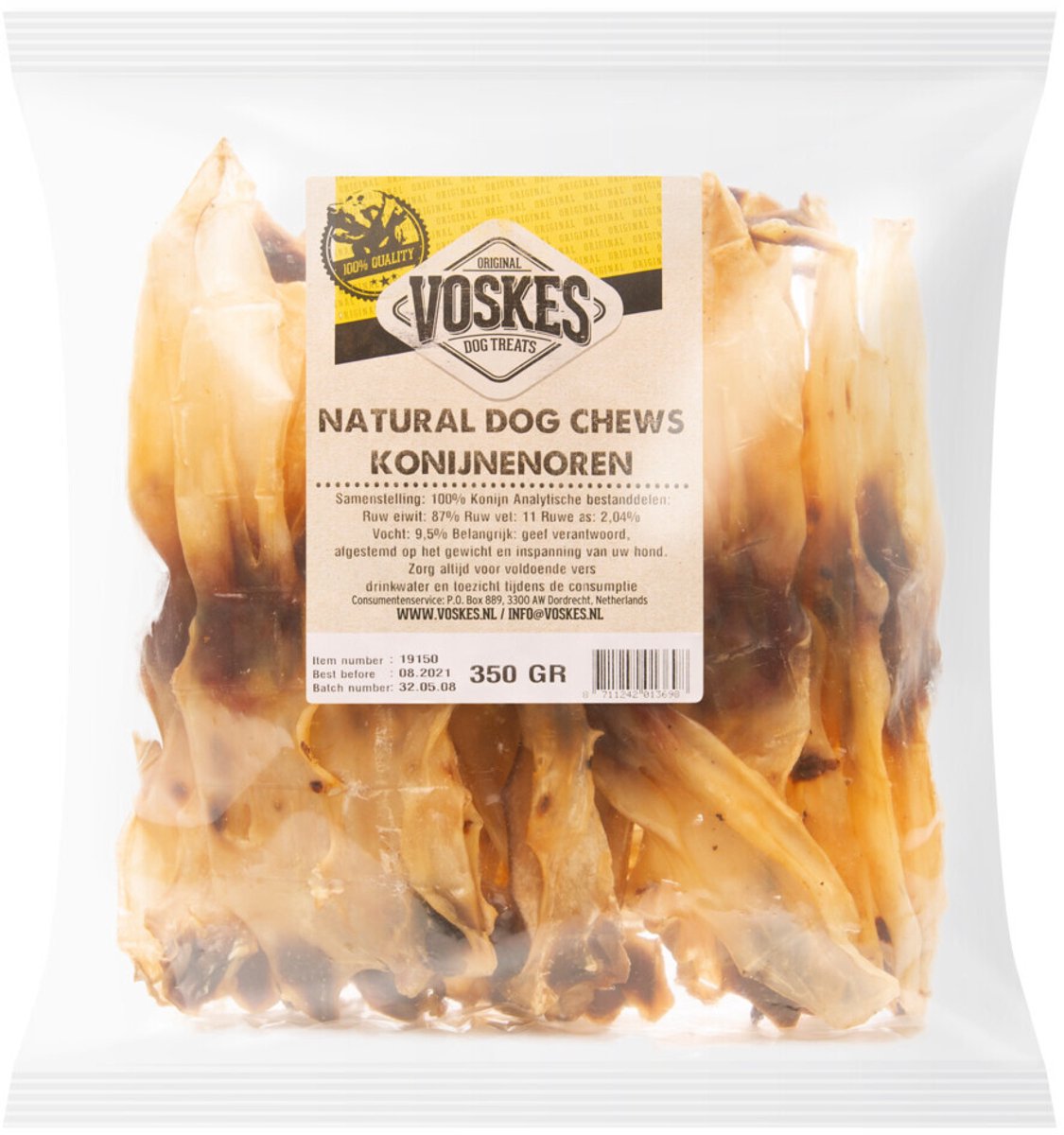 Voskes Konijnenoren - 350 gr
