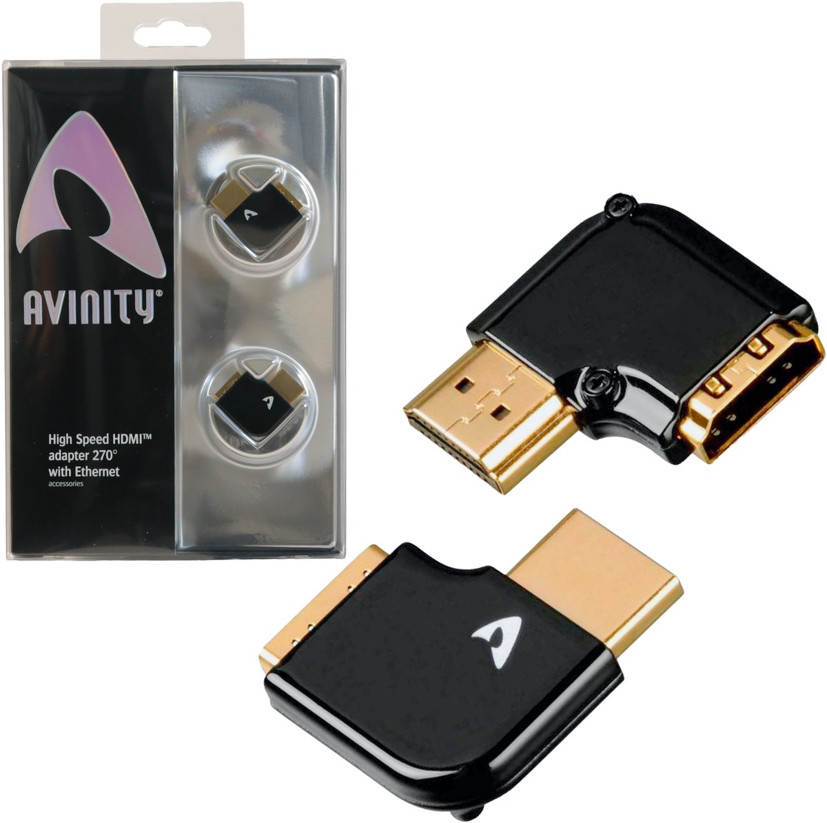 Avinity High Speed HDMI™ Angle Adapter Kit 270°