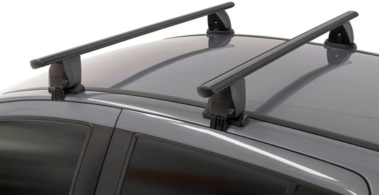 Dakdragers geschikt voor Audi A4 (B9) 2015-2024 4-deurs sedan Menabo Delta zwart