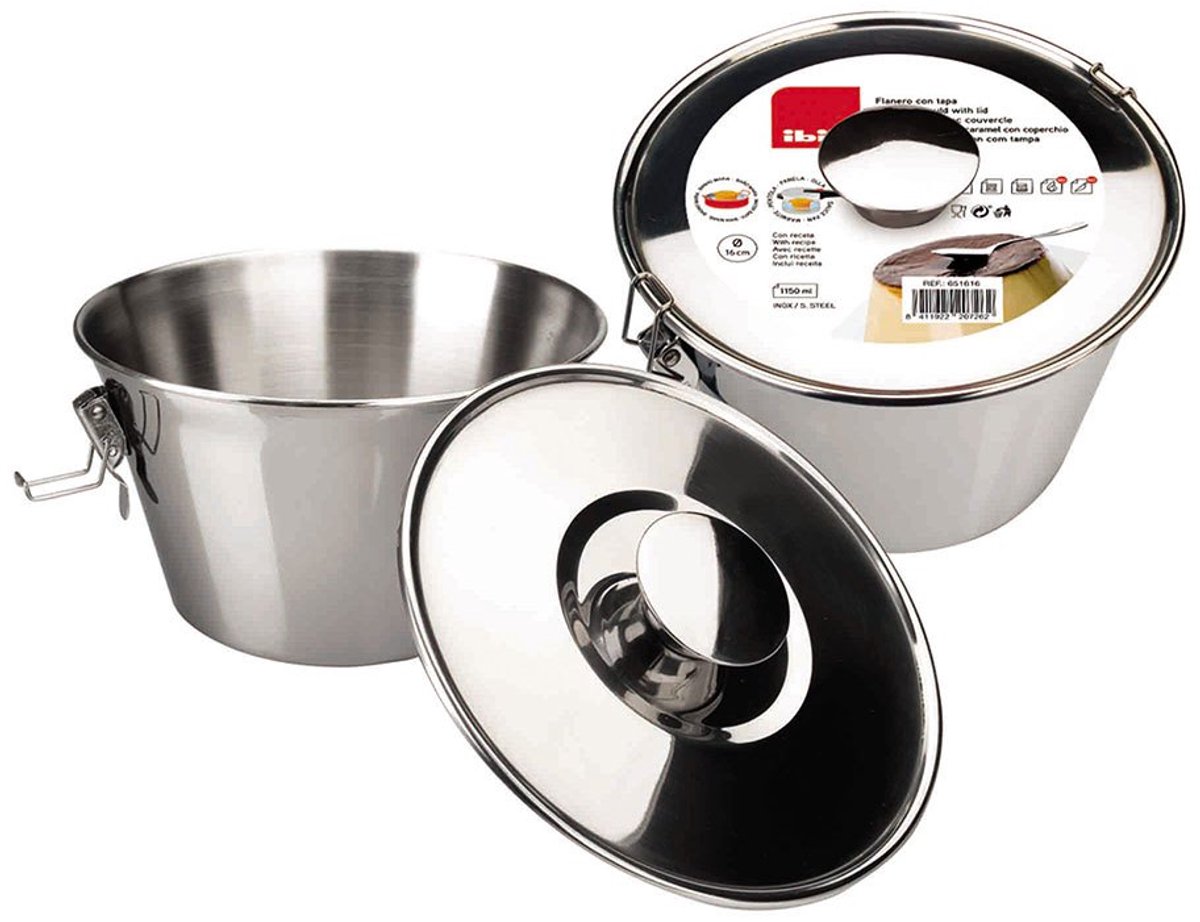 Ibili Roestvrij Vlaaivorm 20 Cm Zilver
