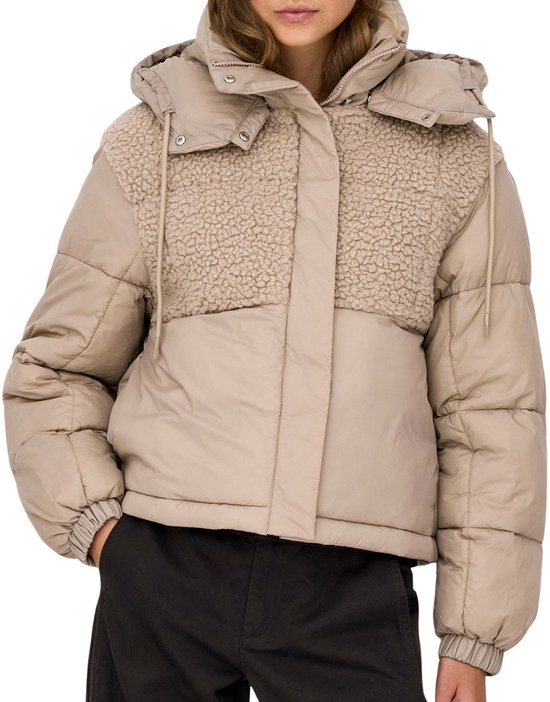 ONLY - ONLAGNES LIFE TEDDY MIX PUFFER CS OTW - Femme
