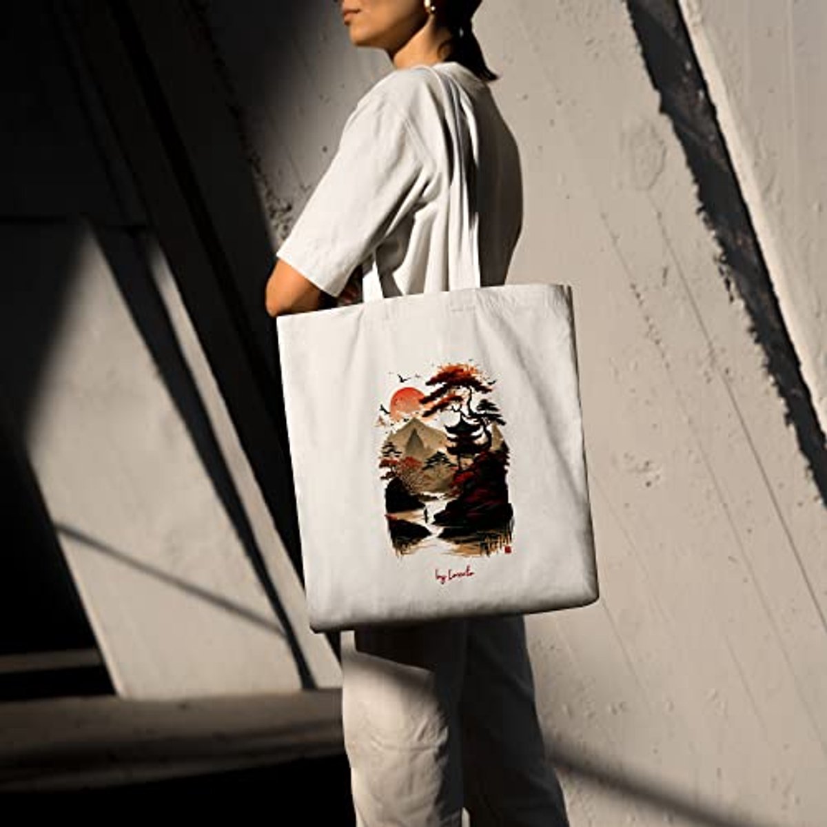 Dames Shopper Tote Bag - Canvas Boodschappentas - 35 x 42 cm - Extra Breed