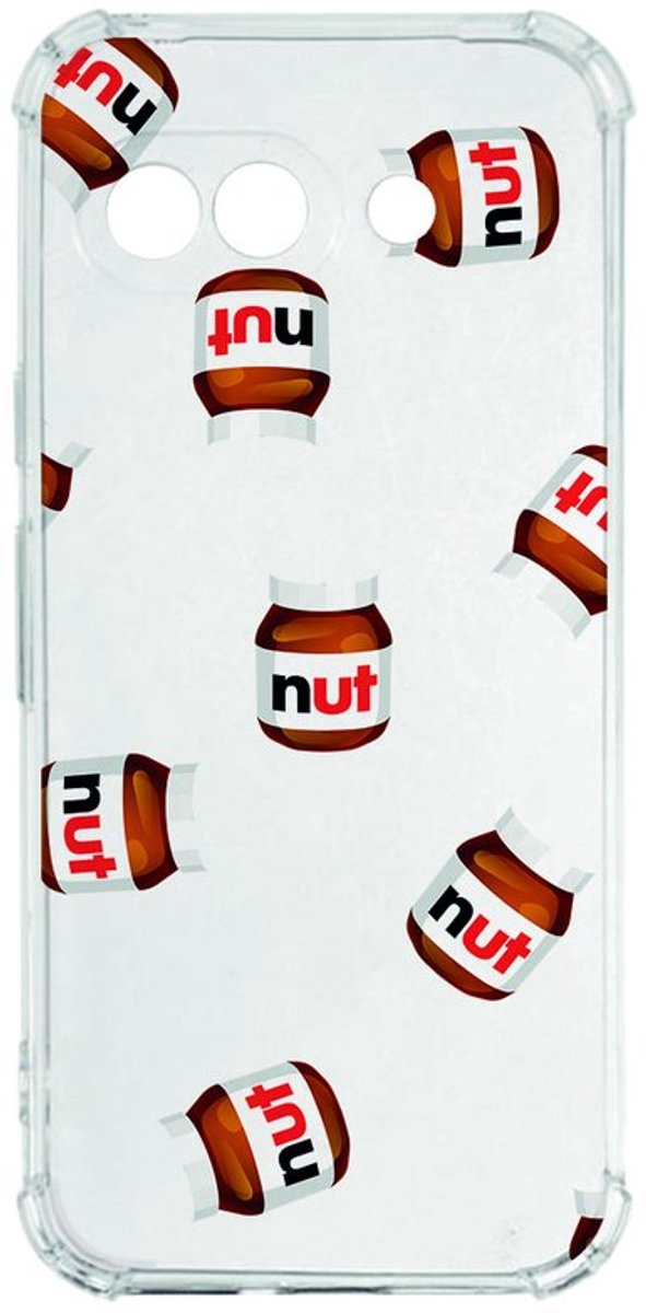 Google Pixel 9a Hoesje - Hoesje Nut Jar TPU Antishock
