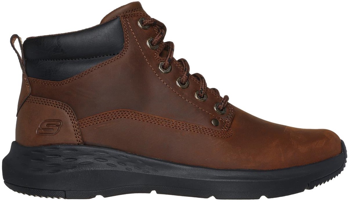 SKECHERS Herensneakers PARSON EDERIC Bruin, EU 41,5 - Herfst/Wintermode